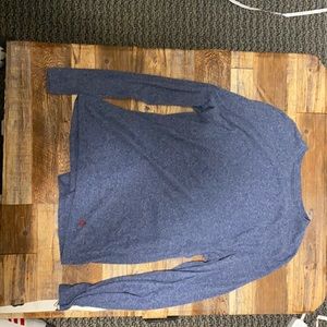 Large blue long sleeve penguin shirt